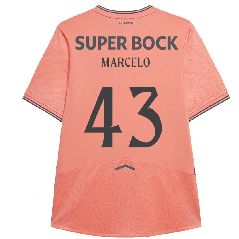 Danxen Femme Maillot Joao Marcelo #43 Rose Marine Tenues Extérieur 2025/26 T-Shirt
