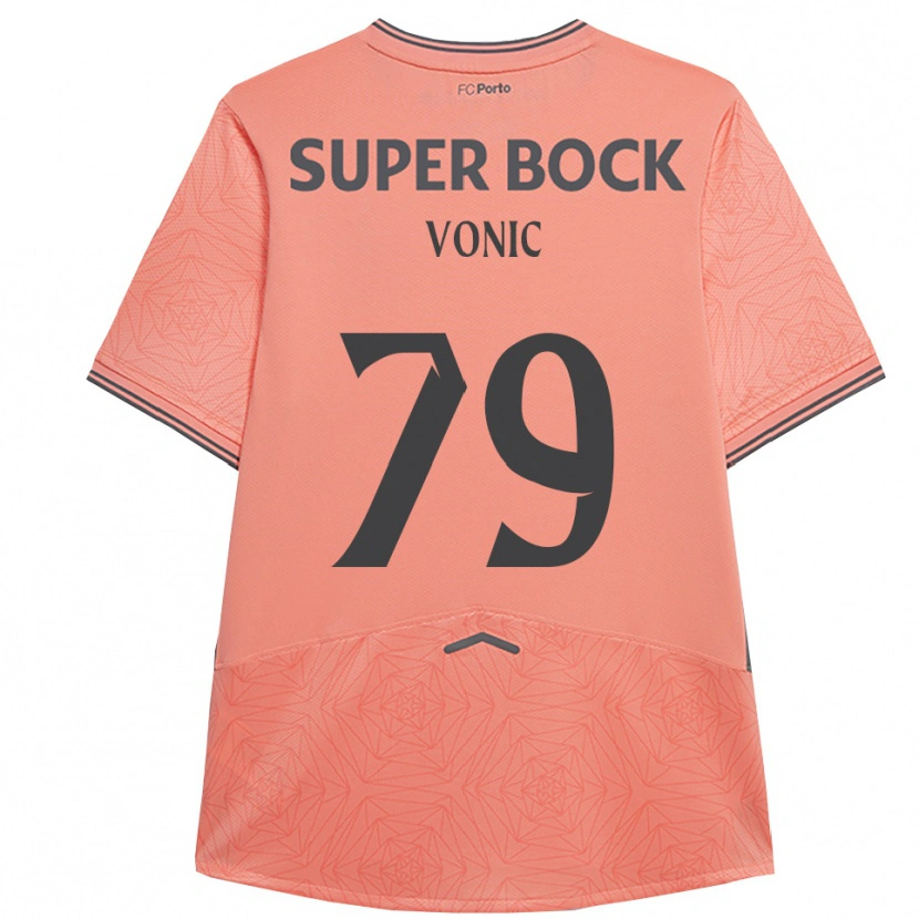 Danxen Femme Maillot Leonardo Vonic #79 Rose Marine Tenues Extérieur 2025/26 T-Shirt