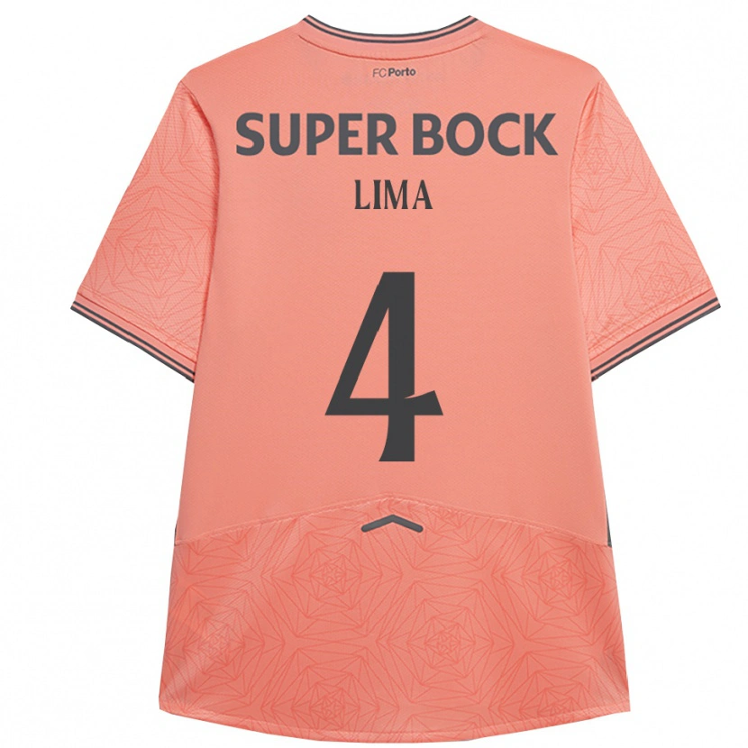 Danxen Femme Maillot Karoline Lima #4 Rose Marine Tenues Extérieur 2025/26 T-Shirt