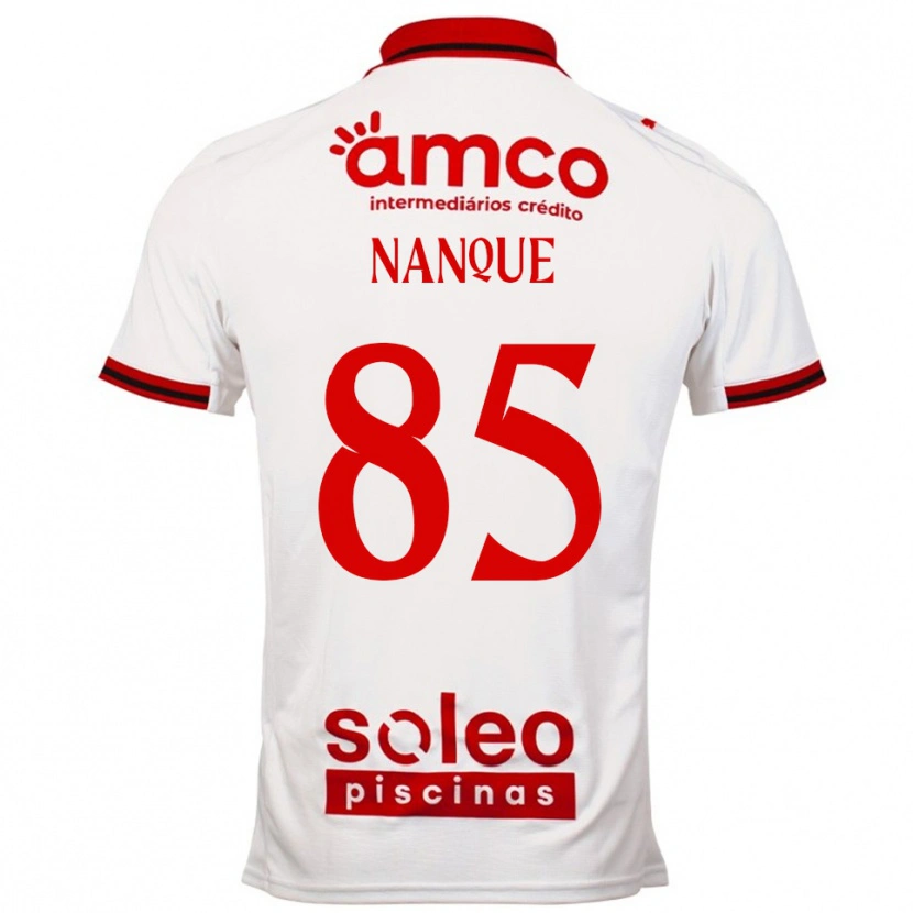 Danxen Femme Maillot Edgar Nanque #85 Blanc Rouge Tenues Extérieur 2025/26 T-Shirt