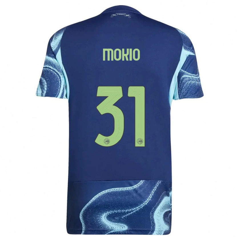 Danxen Femme Maillot Jorthy Mokio #31 Marine Bleu Ciel Tenues Extérieur 2025/26 T-Shirt