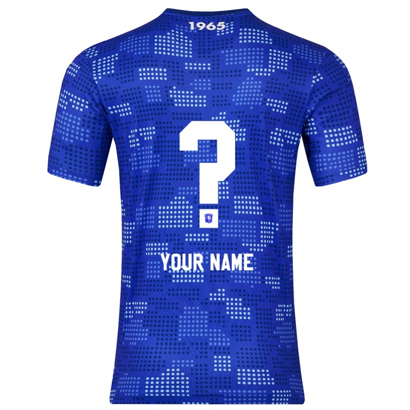 Danxen Femme Maillot Votre Nom #0 Bleu Bleu Ciel Tenues Extérieur 2025/26 T-Shirt