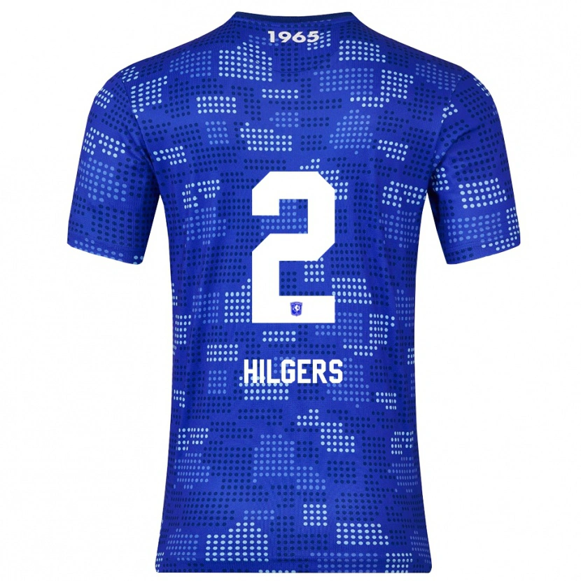 Danxen Femme Maillot Mees Hilgers #2 Bleu Bleu Ciel Tenues Extérieur 2025/26 T-Shirt