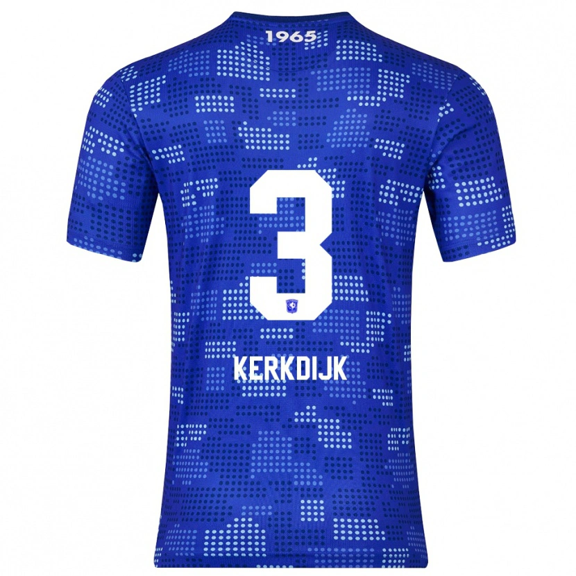 Danxen Femme Maillot Danique Kerkdijk #3 Bleu Bleu Ciel Tenues Extérieur 2025/26 T-Shirt
