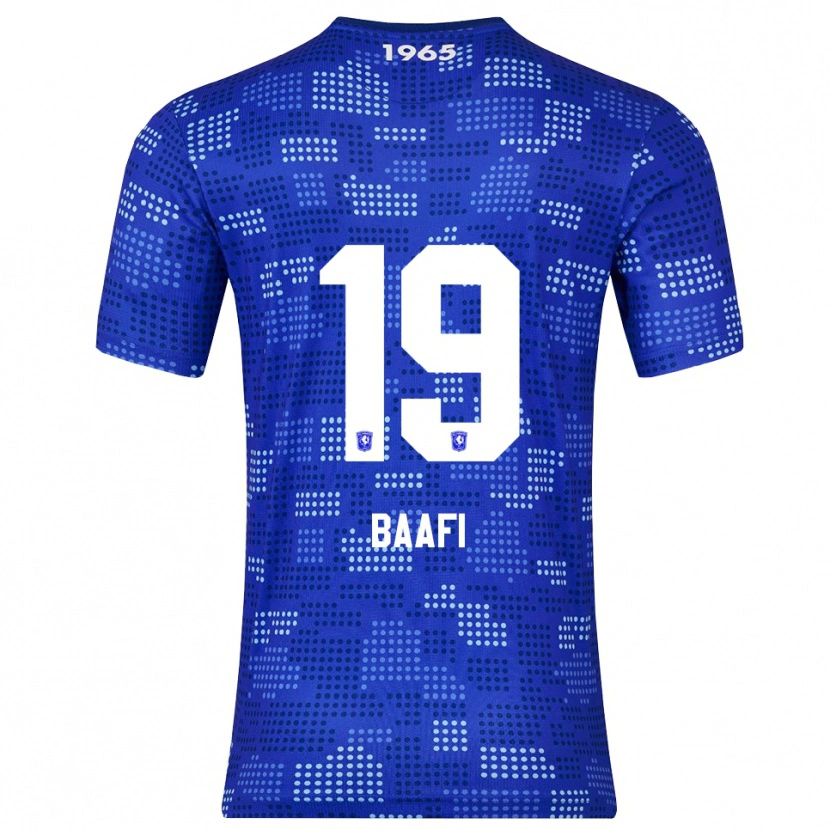 Danxen Femme Maillot Maximilian Baafi #19 Bleu Bleu Ciel Tenues Extérieur 2025/26 T-Shirt