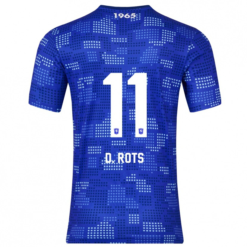 Danxen Femme Maillot Daan Rots #11 Bleu Bleu Ciel Tenues Extérieur 2025/26 T-Shirt