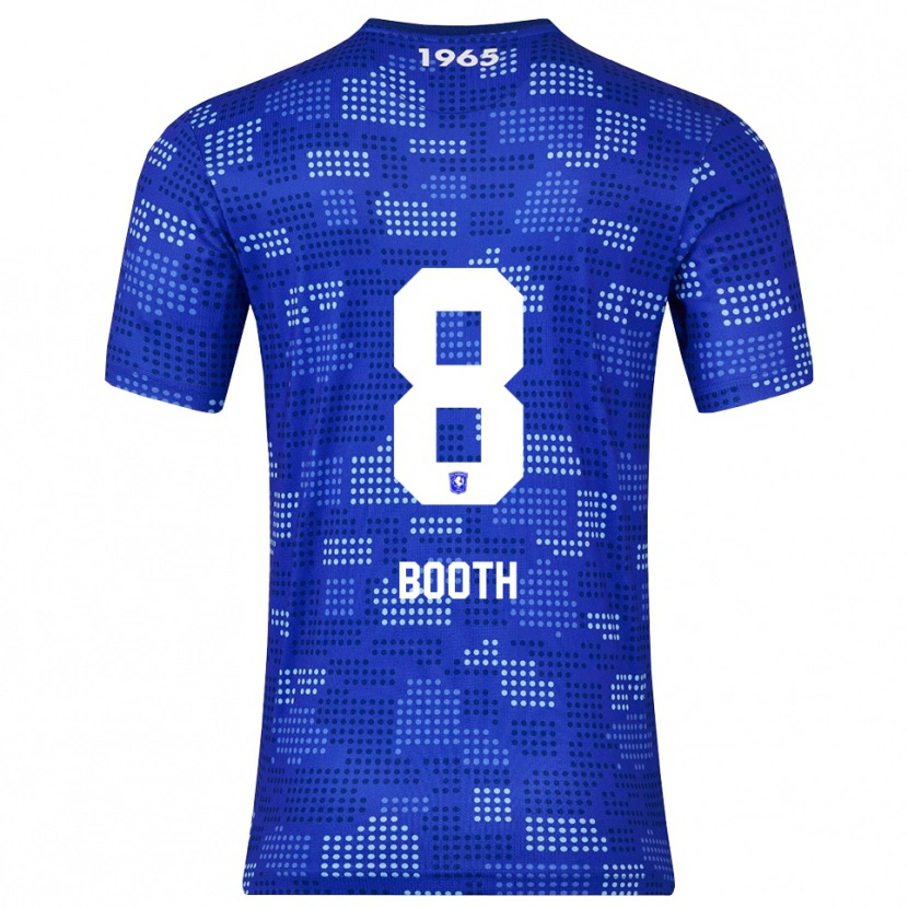 Danxen Femme Maillot Taylor Booth #8 Bleu Bleu Ciel Tenues Extérieur 2025/26 T-Shirt
