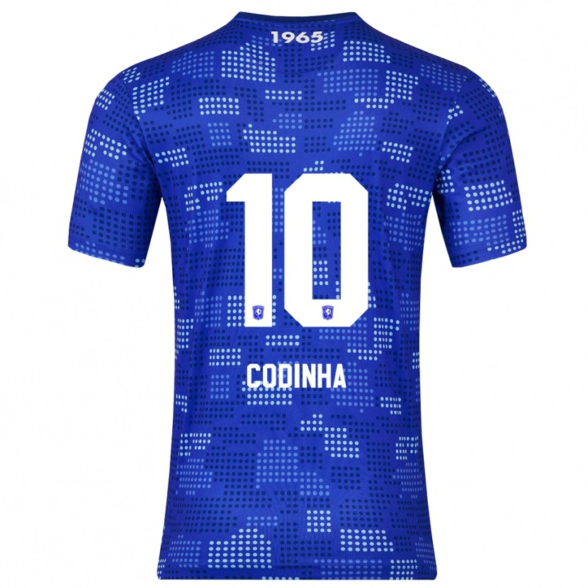 Danxen Femme Maillot Tiago Codinha #10 Bleu Bleu Ciel Tenues Extérieur 2025/26 T-Shirt