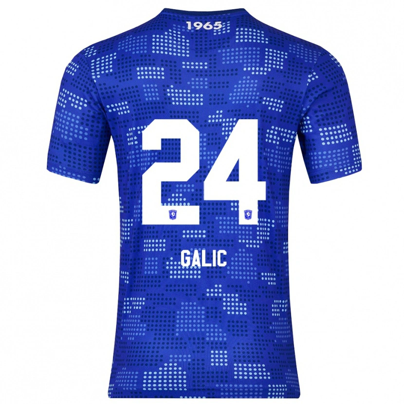 Danxen Femme Maillot Daniela Galic #24 Bleu Bleu Ciel Tenues Extérieur 2025/26 T-Shirt