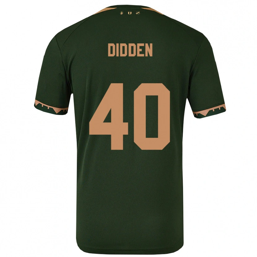 Danxen Femme Maillot Matisse Didden #40 Vert Or Tenues Extérieur 2025/26 T-Shirt