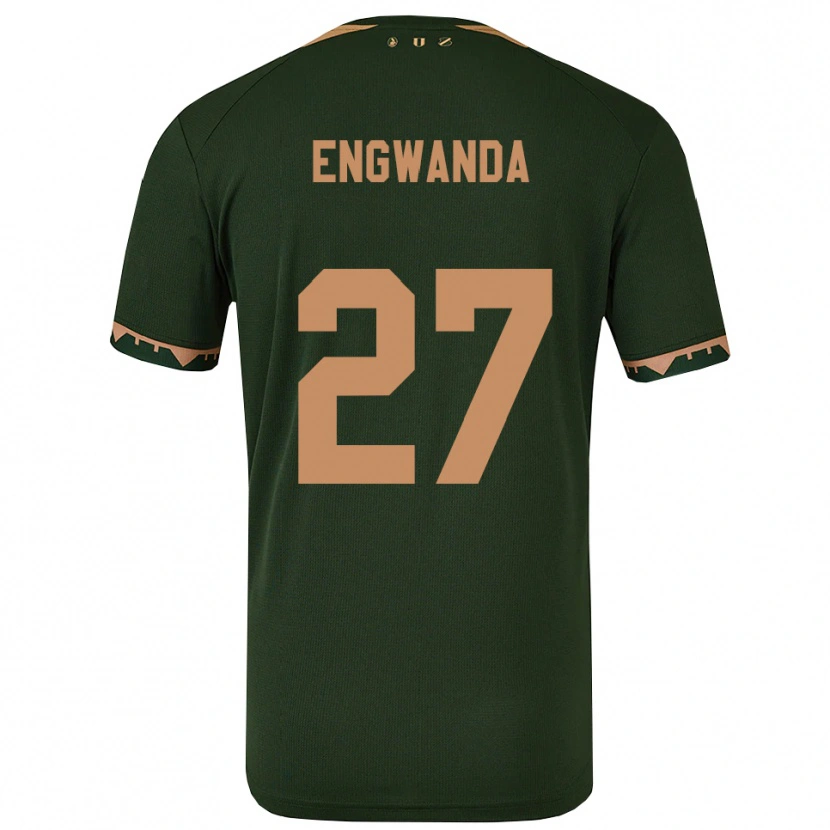 Danxen Femme Maillot Alonzo Engwanda #27 Vert Or Tenues Extérieur 2025/26 T-Shirt