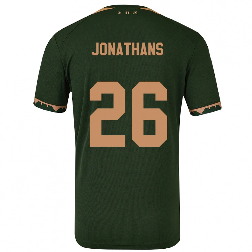 Danxen Femme Maillot Miliano Jonathans #26 Vert Or Tenues Extérieur 2025/26 T-Shirt
