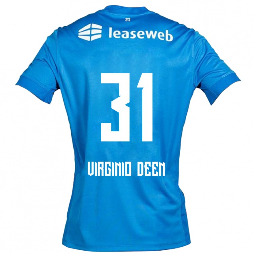 Danxen Femme Maillot Daniël Virginio Deen #31 Bleu Blanc Tenues Extérieur 2025/26 T-Shirt