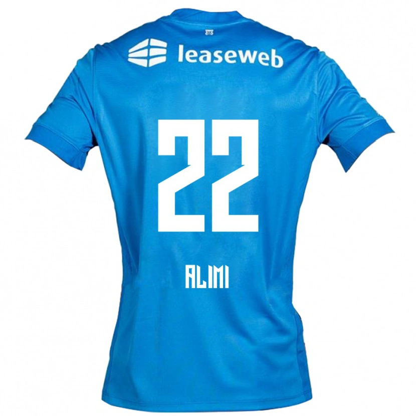 Danxen Femme Maillot Fadil Alimi #22 Bleu Blanc Tenues Extérieur 2025/26 T-Shirt