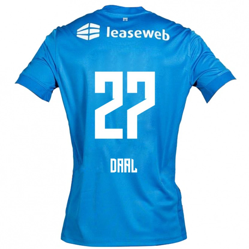 Danxen Femme Maillot Ro-Zangelo Daal #27 Bleu Blanc Tenues Extérieur 2025/26 T-Shirt