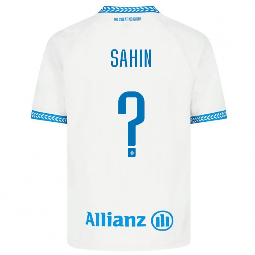 Danxen Femme Maillot Ilhan Sahin #0 Bleu Blanc Tenues Extérieur 2025/26 T-Shirt