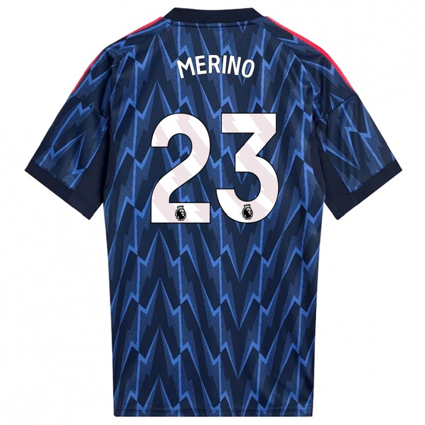 Danxen Femme Maillot Mikel Merino #23 Marine Rouge Tenues Extérieur 2025/26 T-Shirt