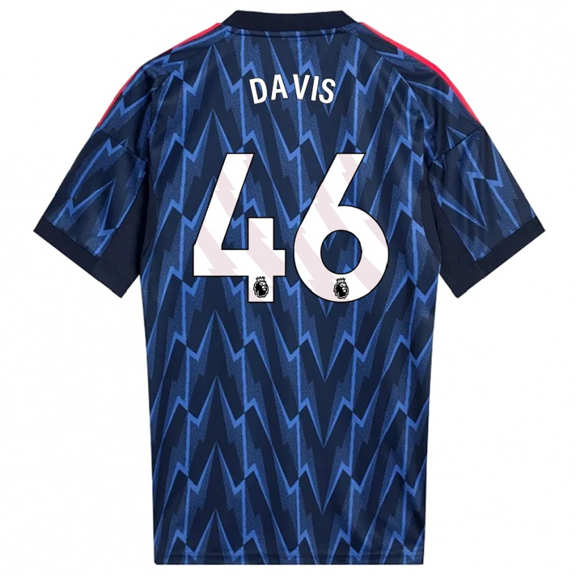 Danxen Femme Maillot Timi Davis #46 Marine Rouge Tenues Extérieur 2025/26 T-Shirt
