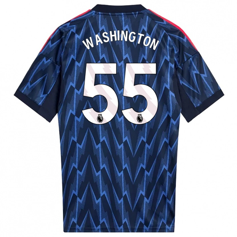 Danxen Femme Maillot Marcell Washington #55 Marine Rouge Tenues Extérieur 2025/26 T-Shirt