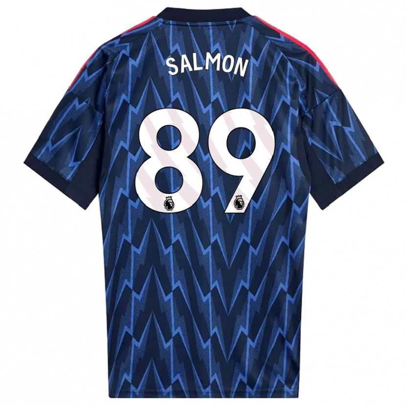 Danxen Femme Maillot Marli Salmon #89 Marine Rouge Tenues Extérieur 2025/26 T-Shirt