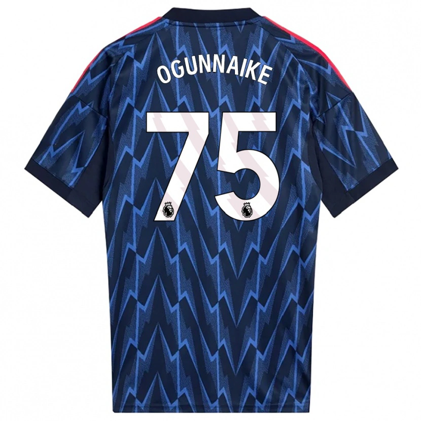 Danxen Femme Maillot Josh Ogunnaike #75 Marine Rouge Tenues Extérieur 2025/26 T-Shirt