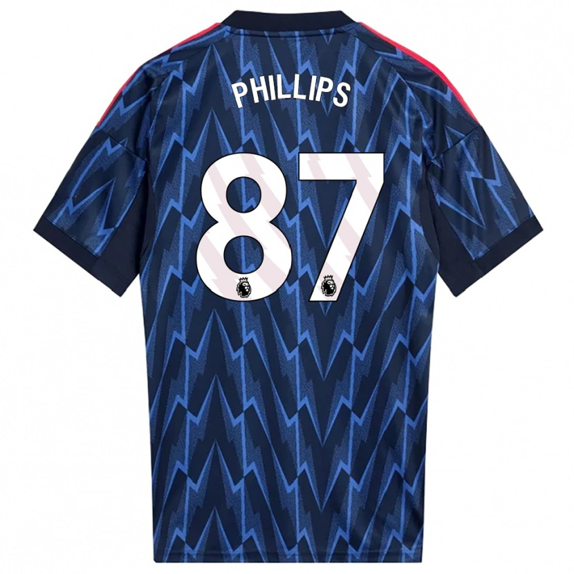 Danxen Femme Maillot Bowen Phillips #87 Marine Rouge Tenues Extérieur 2025/26 T-Shirt