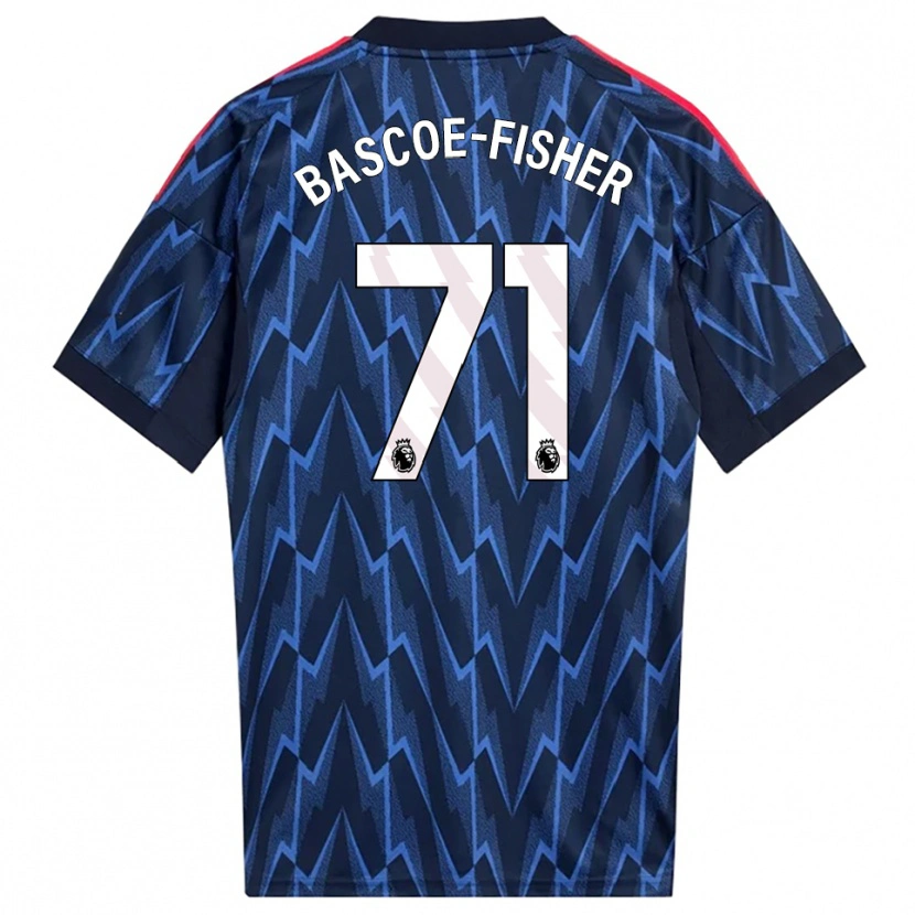 Danxen Femme Maillot Jakai Bascoe-Fisher #71 Marine Rouge Tenues Extérieur 2025/26 T-Shirt