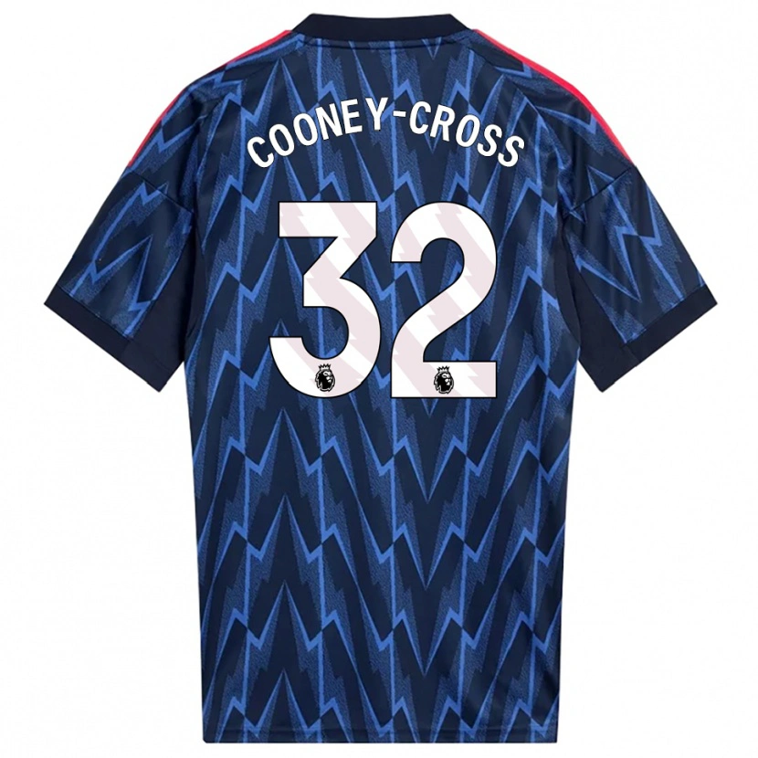 Danxen Femme Maillot Kyra Cooney-Cross #32 Marine Rouge Tenues Extérieur 2025/26 T-Shirt