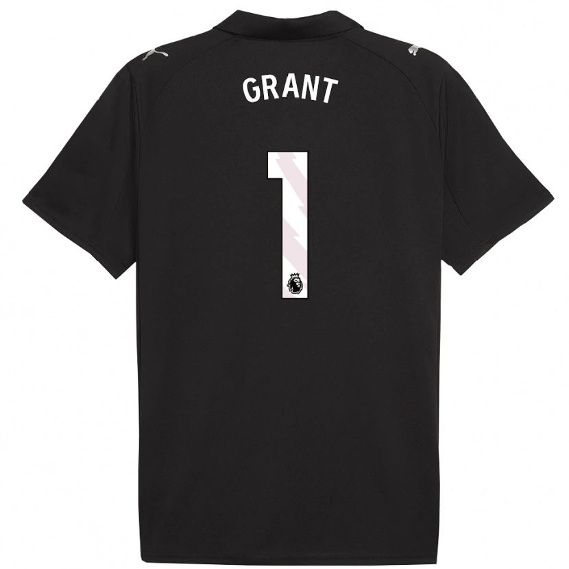 Danxen Femme Maillot True Grant #1 Noir Blanc Tenues Extérieur 2025/26 T-Shirt