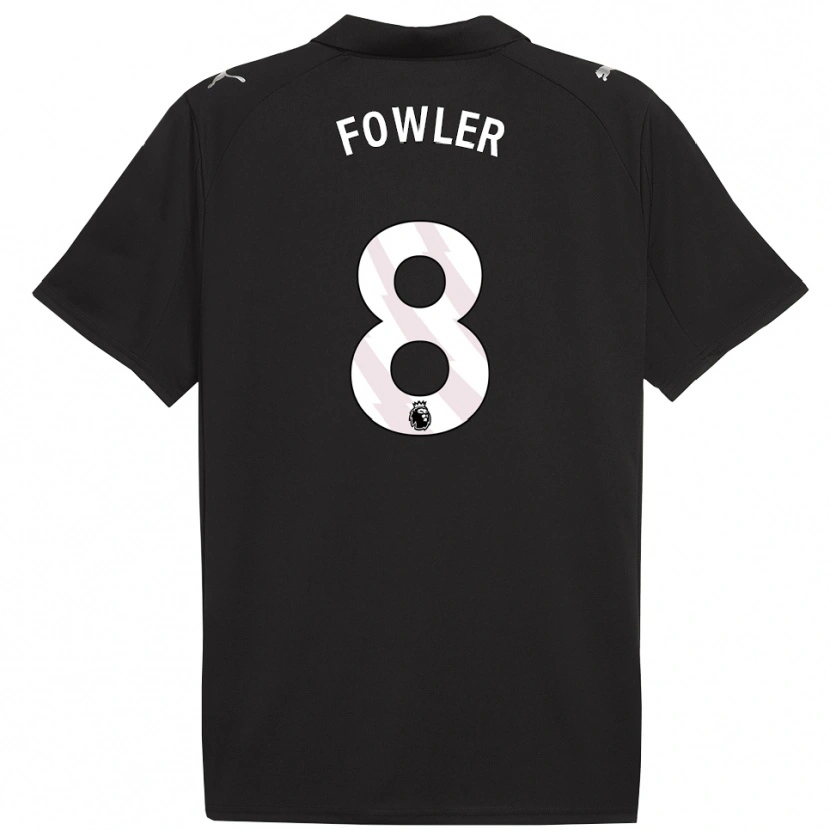 Danxen Femme Maillot Mary Fowler #8 Noir Blanc Tenues Extérieur 2025/26 T-Shirt