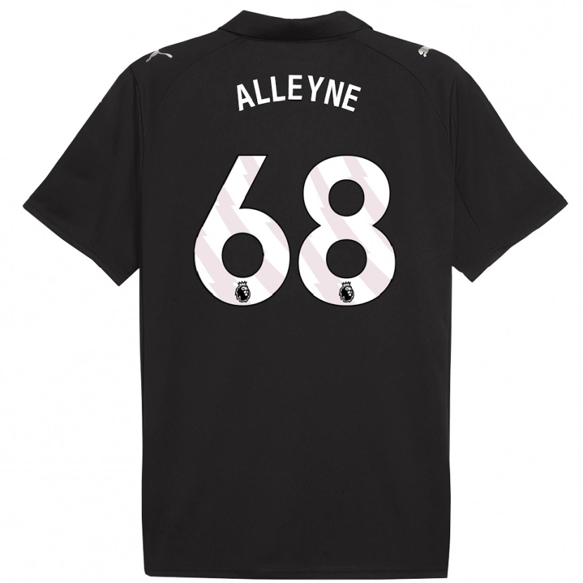 Danxen Femme Maillot Max Alleyne #68 Noir Blanc Tenues Extérieur 2025/26 T-Shirt