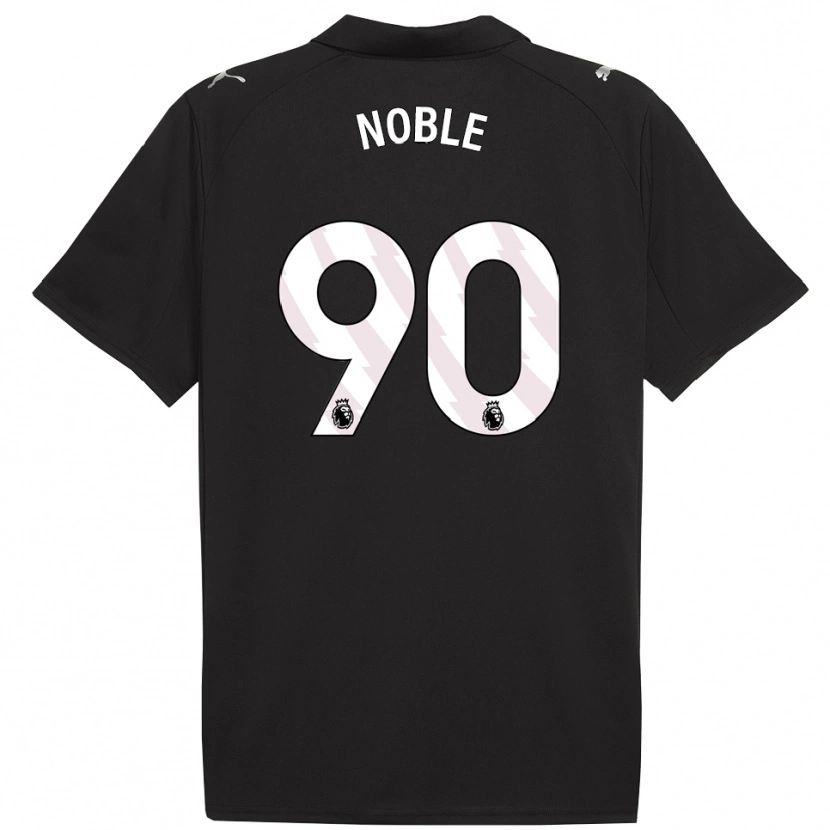 Danxen Femme Maillot Kian Noble #90 Noir Blanc Tenues Extérieur 2025/26 T-Shirt