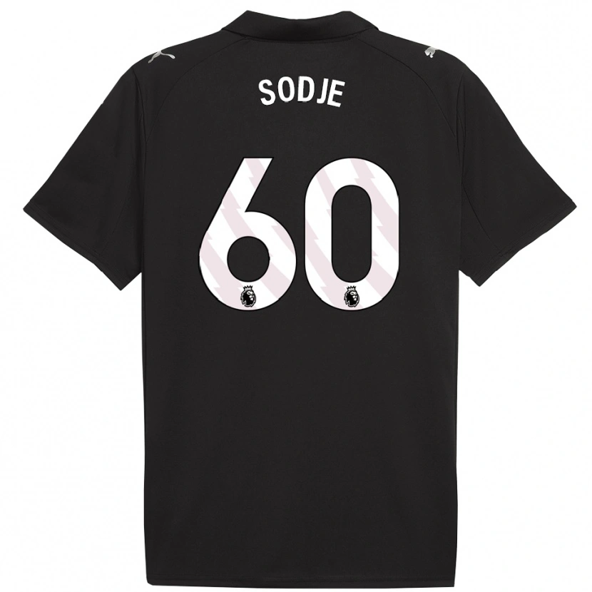 Danxen Femme Maillot Tai Sodje #60 Noir Blanc Tenues Extérieur 2025/26 T-Shirt