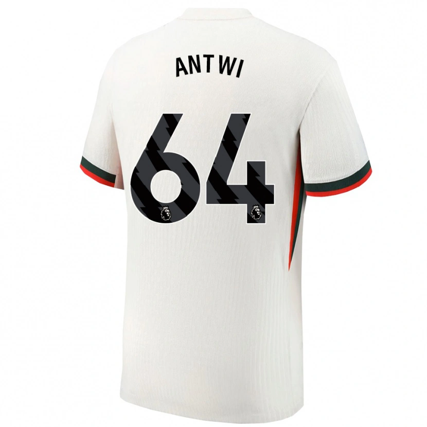 Danxen Femme Maillot Genesis Antwi #64 Blanc Vert Tenues Extérieur 2025/26 T-Shirt