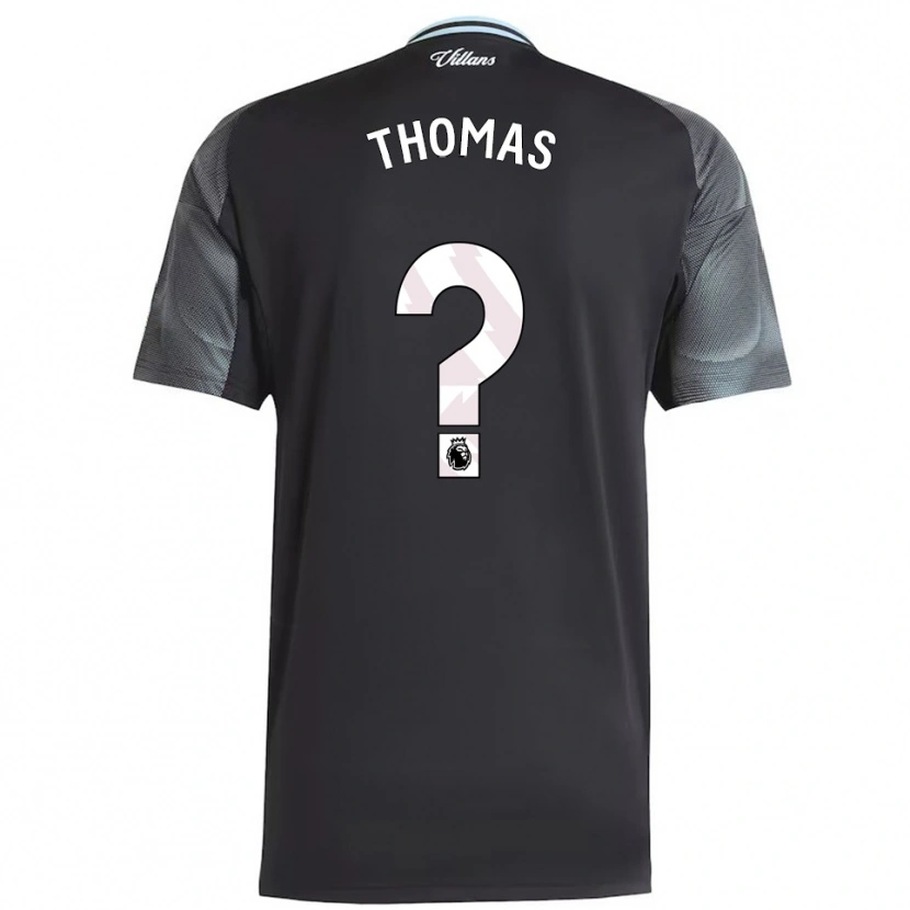 Danxen Femme Maillot George Thomas #0 Noir Bleu Ciel Tenues Extérieur 2025/26 T-Shirt
