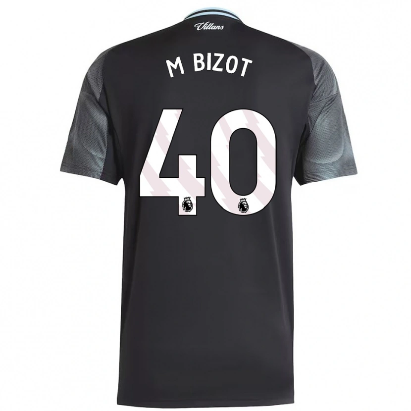 Danxen Femme Maillot Marco Bizot #40 Noir Bleu Ciel Tenues Extérieur 2025/26 T-Shirt