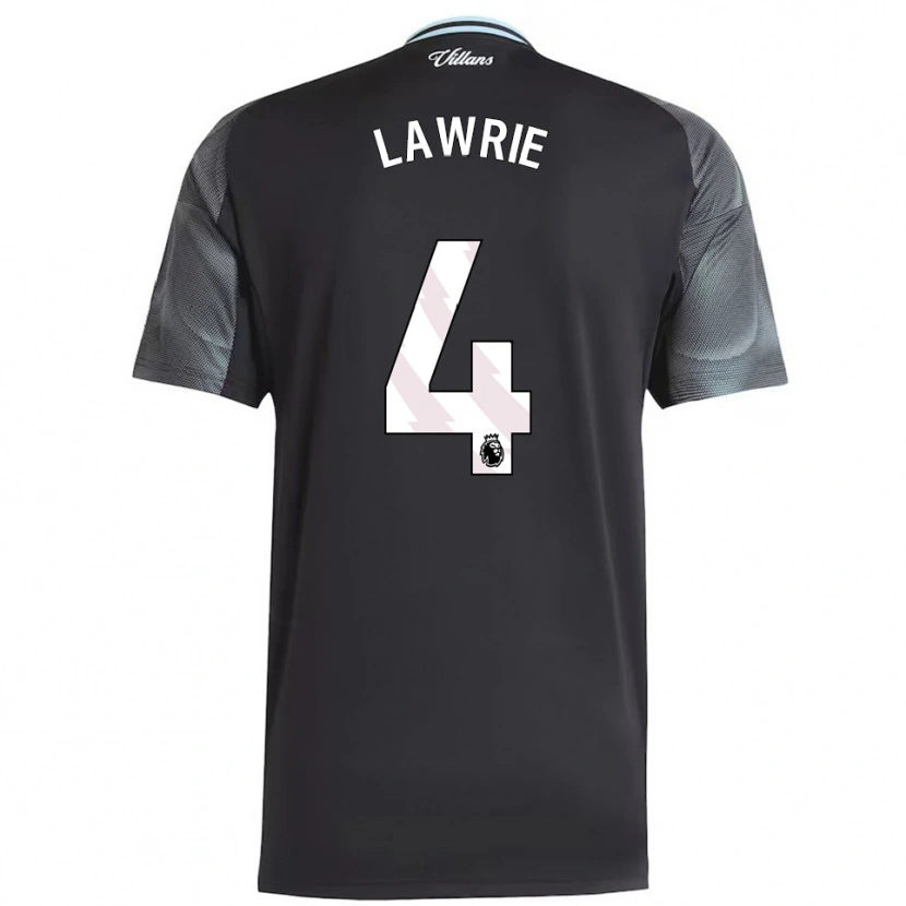Danxen Femme Maillot Freddie Lawrie #4 Noir Bleu Ciel Tenues Extérieur 2025/26 T-Shirt
