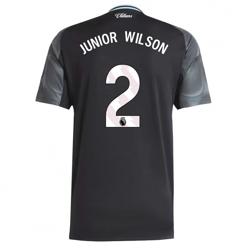Danxen Femme Maillot Junior Wilson #2 Noir Bleu Ciel Tenues Extérieur 2025/26 T-Shirt