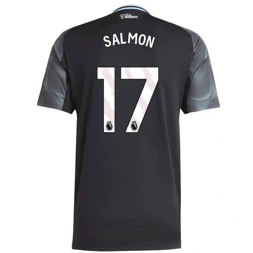 Danxen Femme Maillot Ebony Salmon #17 Noir Bleu Ciel Tenues Extérieur 2025/26 T-Shirt