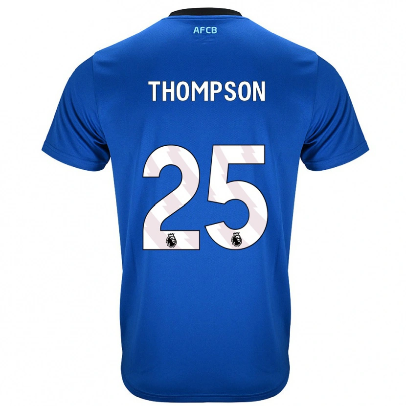 Danxen Femme Maillot Kenni Thompson #25 Bleu Noir Tenues Extérieur 2025/26 T-Shirt