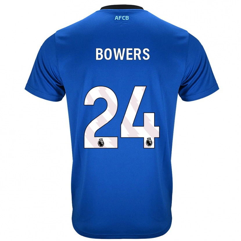 Danxen Femme Maillot Kelci Bowers #24 Bleu Noir Tenues Extérieur 2025/26 T-Shirt