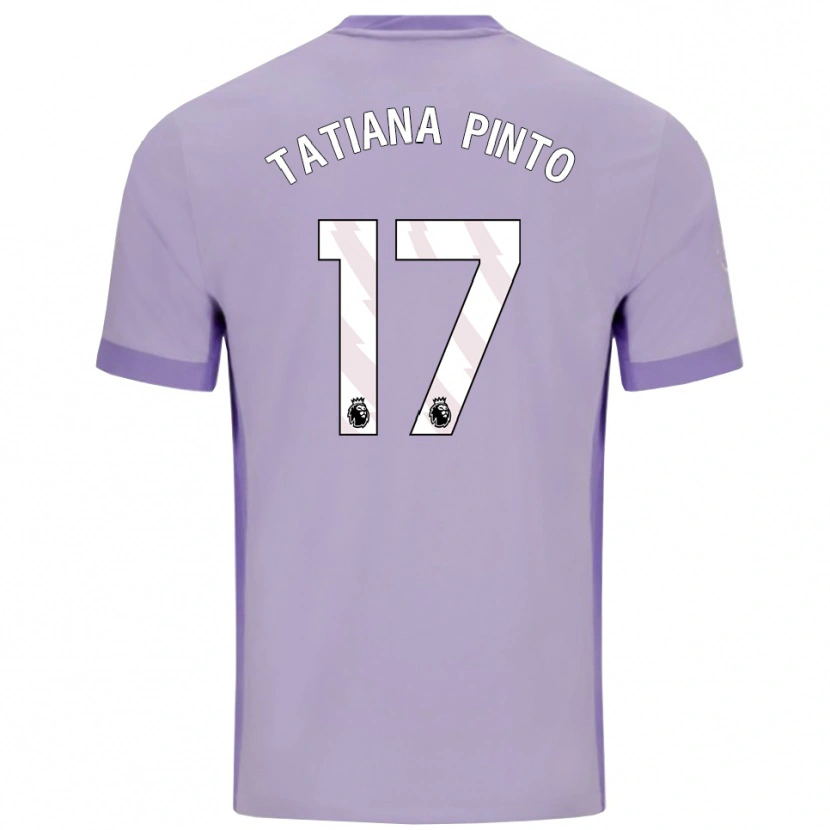 Danxen Femme Maillot Tatiana Vanessa Ferreira Pinto #17 Taro Violet Blanc Tenues Extérieur 2025/26 T-Shirt