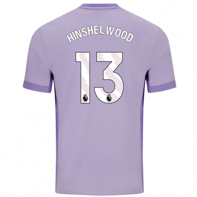 Danxen Femme Maillot Jack Hinshelwood #13 Taro Violet Blanc Tenues Extérieur 2025/26 T-Shirt