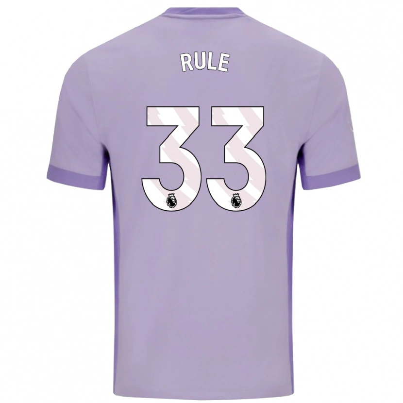 Danxen Femme Maillot Charlize Rule #33 Taro Violet Blanc Tenues Extérieur 2025/26 T-Shirt