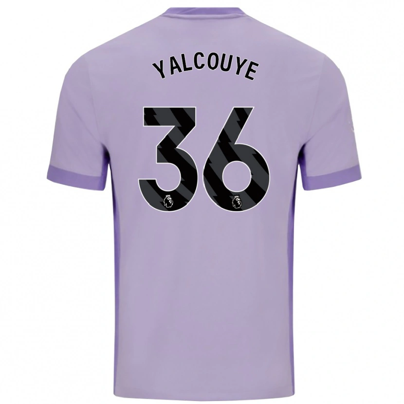 Danxen Femme Maillot Malick Yalcouyé #36 Taro Violet Blanc Tenues Extérieur 2025/26 T-Shirt