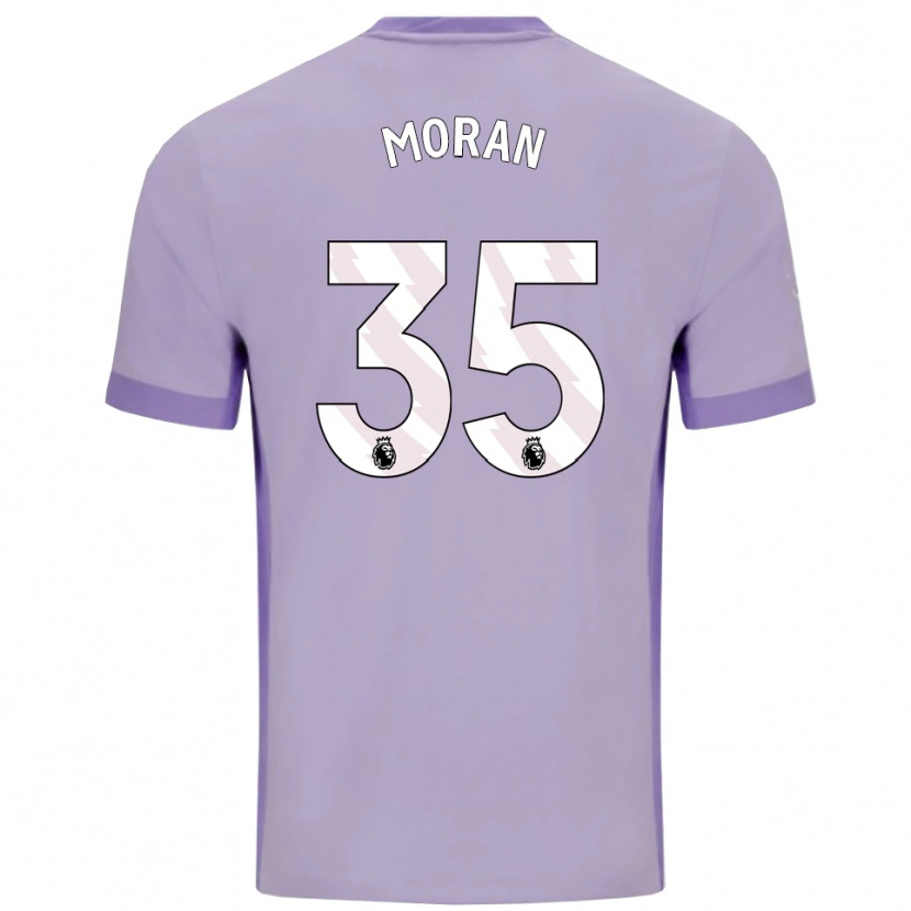 Danxen Femme Maillot Andrew Moran #35 Taro Violet Blanc Tenues Extérieur 2025/26 T-Shirt