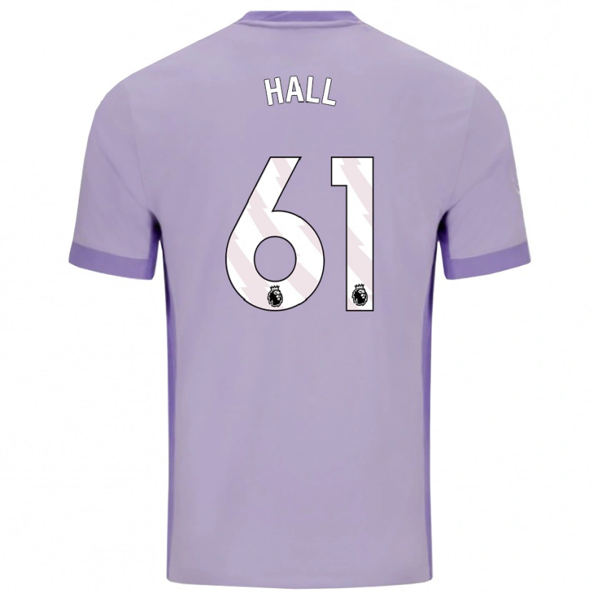 Danxen Femme Maillot Steven Hall #61 Taro Violet Blanc Tenues Extérieur 2025/26 T-Shirt