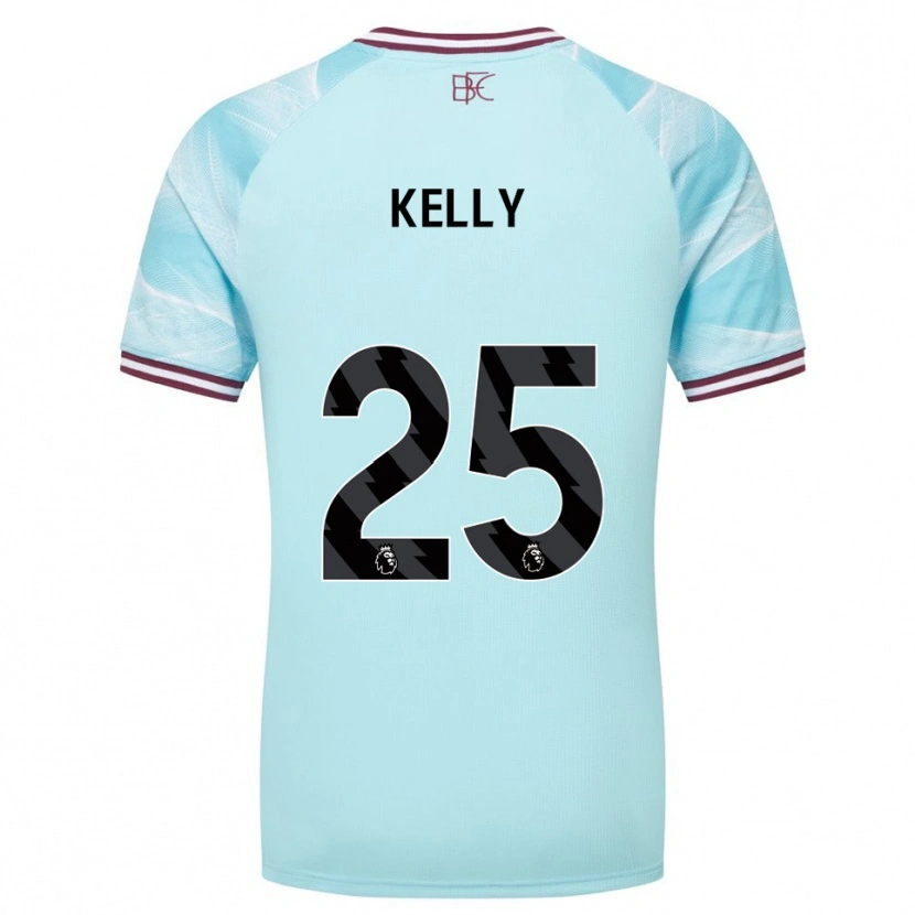 Danxen Femme Maillot Aimee Kelly #25 Bleu Ciel Bourgogne Tenues Extérieur 2025/26 T-Shirt