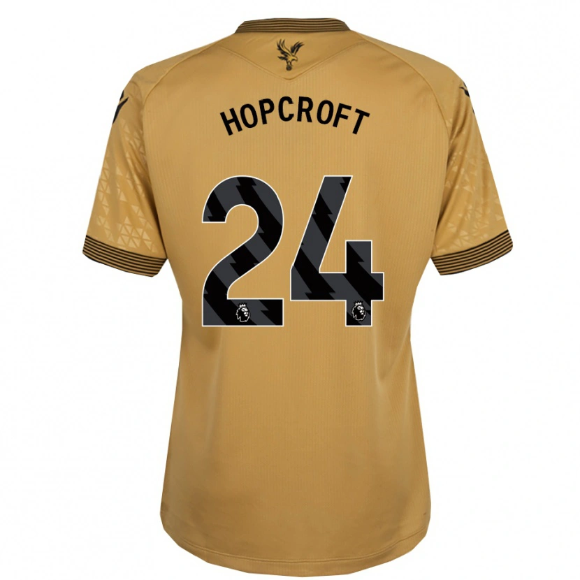 Danxen Femme Maillot Shanade Hopcroft #24 Or Noir Tenues Extérieur 2025/26 T-Shirt