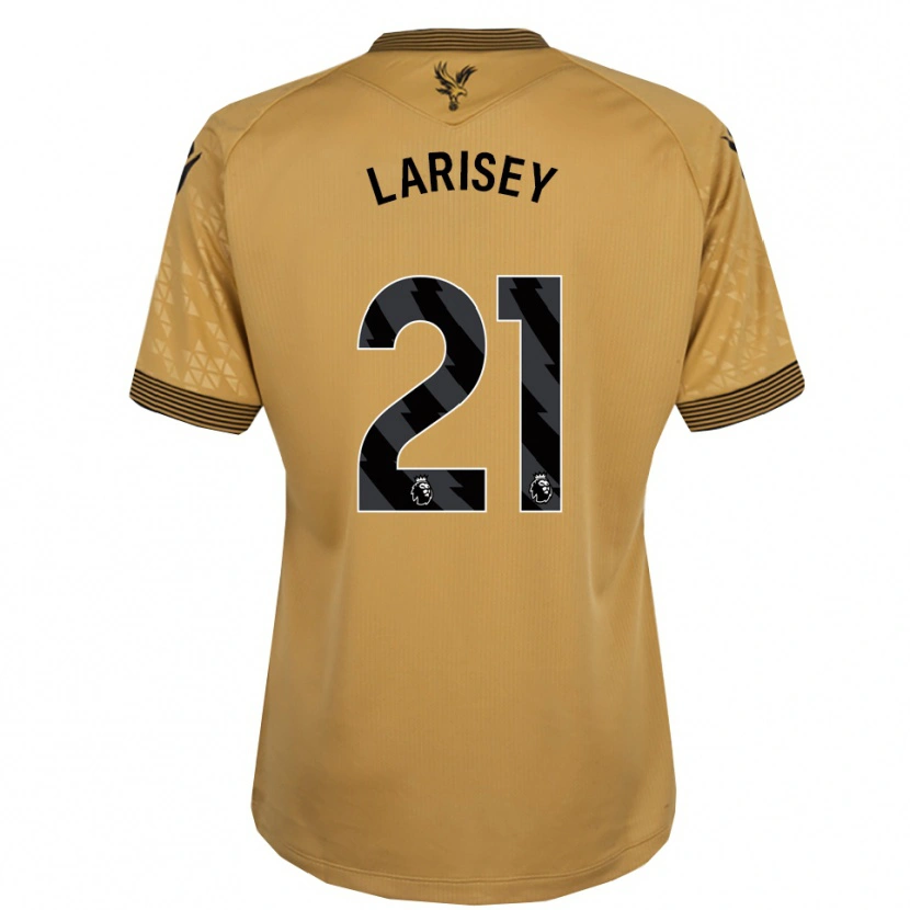 Danxen Femme Maillot Clarissa Larisey #21 Or Noir Tenues Extérieur 2025/26 T-Shirt
